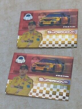 STEVE PARK - 2003 Press Pass Eclipse - Supernova Insert - Card SN1 Lot Of 2 NM